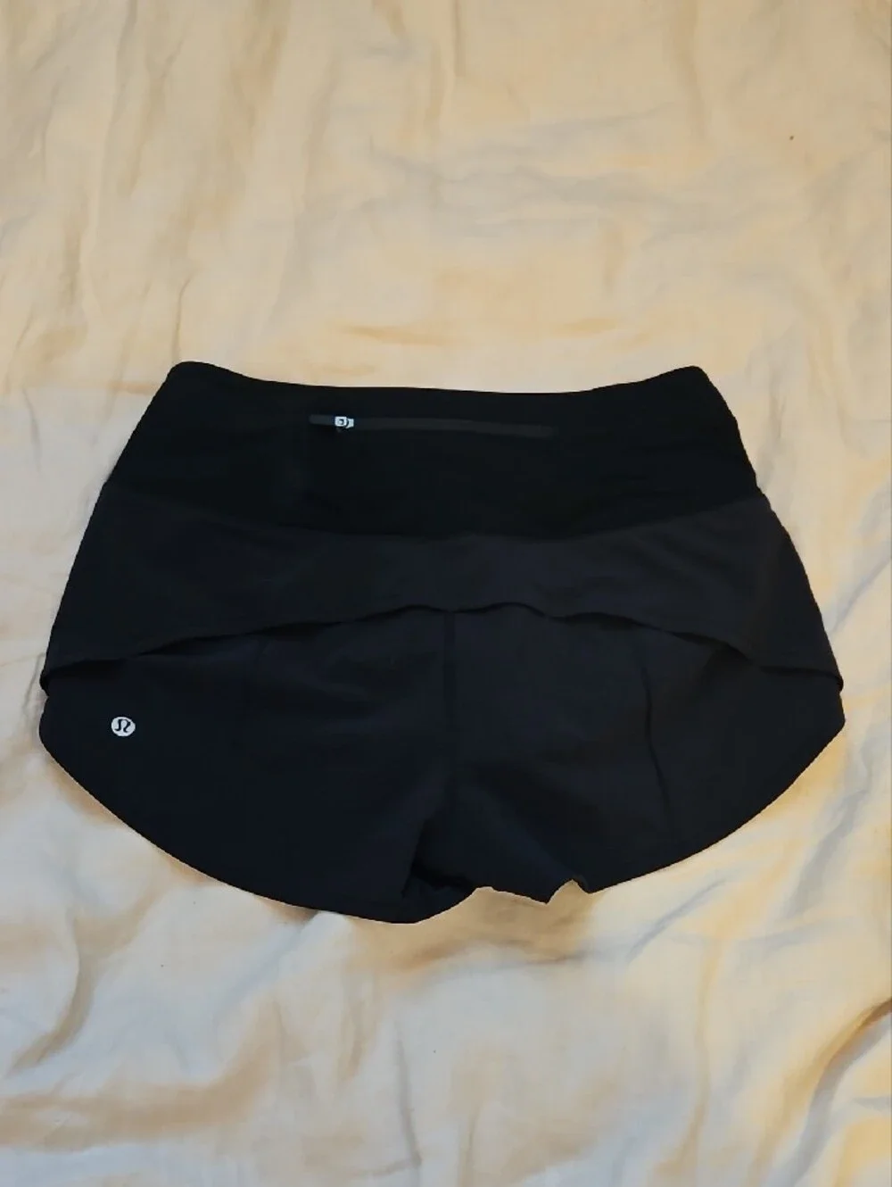 Lululemon High Waisted Black Women's Running Shorts